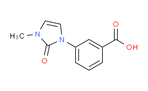 CAS No. 1713461-69-8, 3-(3-Methyl-2-oxo-2,3-dihydro-1H-imidazol-1-yl)benzoic acid