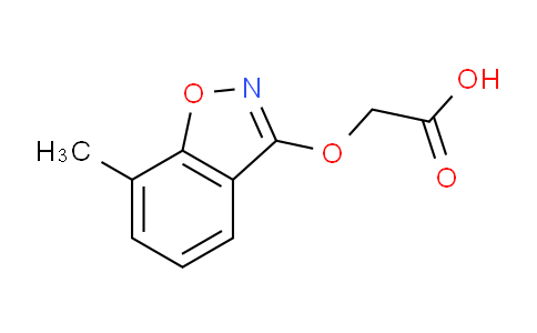 CAS No. 1713589-81-1, 2-((7-Methylbenzo[d]isoxazol-3-yl)oxy)acetic acid