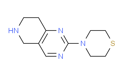 CAS No. 1713639-79-2, 4-(5,6,7,8-Tetrahydropyrido[4,3-d]pyrimidin-2-yl)thiomorpholine