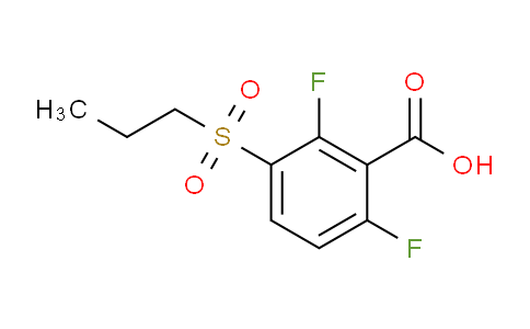 CAS No. 1152501-92-2, 2,6-Difluoro-3-(propylsulfonyl)benzoic acid