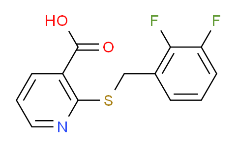 CAS No. 1152830-63-1, 2-[(2,3-Difluorobenzyl)thio]nicotinic Acid