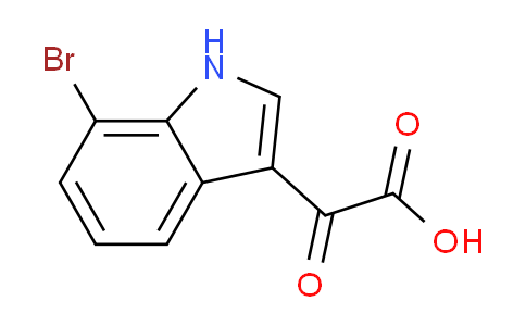 CAS No. 1154742-66-1, 2-(7-Bromo-3-indolyl)-2-oxoacetic Acid