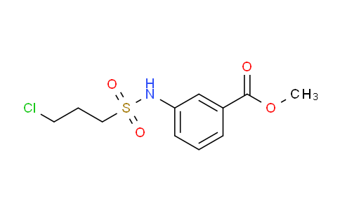 CAS No. 1154926-29-0, Methyl 3-(3-Chloropropylsulfonamido)benzoate