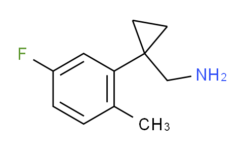 CAS No. 1540833-62-2, 1-(5-Fluoro-2-methylphenyl)cyclopropanemethanamine