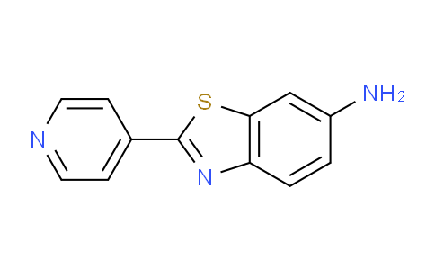 CAS No. 154851-85-1, 2-(Pyridin-4-yl)benzo[d]thiazol-6-amine