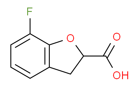 CAS No. 1354951-91-9, 7-Fluoro-2,3-dihydrobenzofuran-2-carboxylic acid