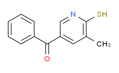 CAS No. 1355175-33-5, (6-Mercapto-5-methylpyridin-3-yl)(phenyl)methanone