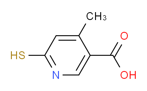 CAS No. 1355180-45-8, 6-Mercapto-4-methylnicotinic acid