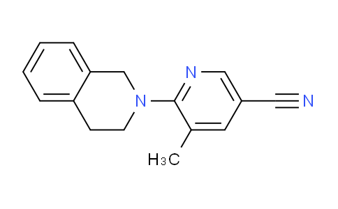 CAS No. 1355189-74-0, 6-(3,4-Dihydroisoquinolin-2(1H)-yl)-5-methylnicotinonitrile