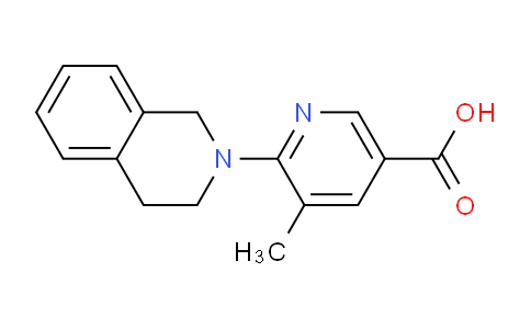 CAS No. 1355201-52-3, 6-(3,4-Dihydroisoquinolin-2(1H)-yl)-5-methylnicotinic acid
