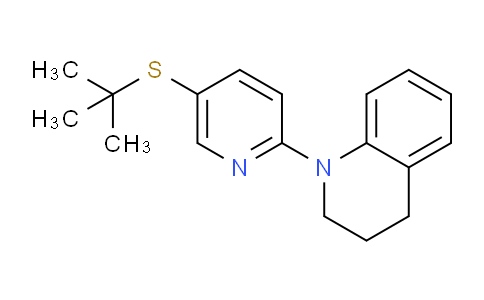 CAS No. 1355202-02-6, 1-(5-(tert-Butylthio)pyridin-2-yl)-1,2,3,4-tetrahydroquinoline