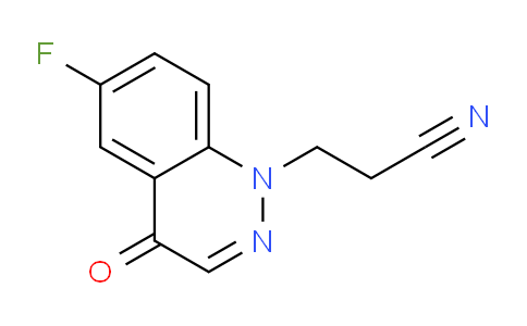 CAS No. 1355215-89-2, 3-(6-Fluoro-4-oxocinnolin-1(4H)-yl)propanenitrile