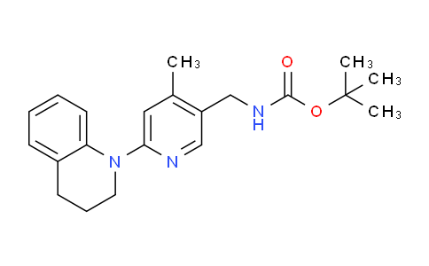 CAS No. 1355215-93-8, tert-Butyl ((6-(3,4-dihydroquinolin-1(2H)-yl)-4-methylpyridin-3-yl)methyl)carbamate
