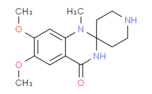 CAS No. 1355226-39-9, 6',7'-Dimethoxy-1'-methyl-1'H-spiro[piperidine-4,2'-quinazolin]-4'(3'H)-one