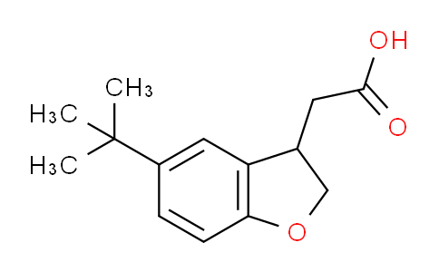 CAS No. 1538042-16-8, 5-(tert-Butyl)-2,3-dihydrobenzofuran-3-acetic Acid