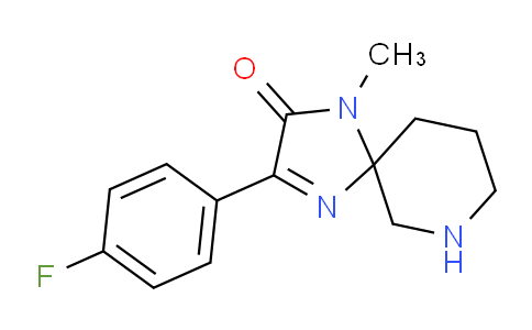 CAS No. 1708268-43-2, 3-(4-Fluorophenyl)-1-methyl-1,4,7-triazaspiro[4.5]dec-3-en-2-one