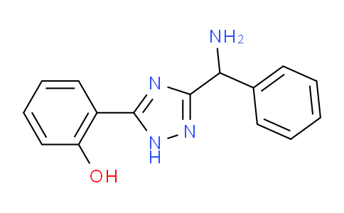 CAS No. 1708370-89-1, 2-(3-(Amino(phenyl)methyl)-1H-1,2,4-triazol-5-yl)phenol