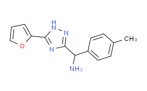 MC809852 | 1708371-13-4 | (5-(Furan-2-yl)-1H-1,2,4-triazol-3-yl)(p-tolyl)methanamine