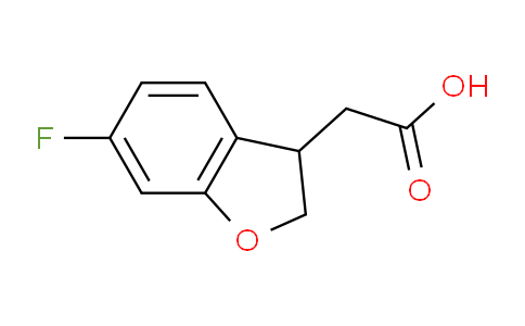 CAS No. 1550937-08-0, 6-Fluoro-2,3-dihydrobenzofuran-3-acetic Acid