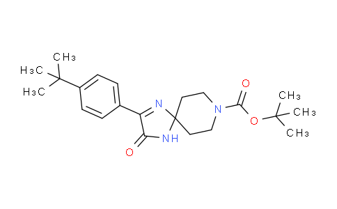 CAS No. 1552151-99-1, tert-Butyl 2-(4-(tert-butyl)phenyl)-3-oxo-1,4,8-triazaspiro[4.5]dec-1-ene-8-carboxylate