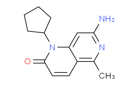 CAS No. 1552300-36-3, 7-Amino-1-cyclopentyl-5-methyl-1,6-naphthyridin-2(1H)-one