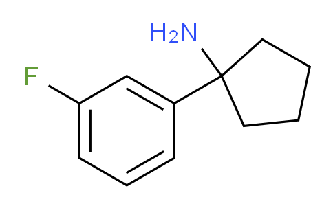 CAS No. 1011361-33-3, 1-(3-Fluorophenyl)cyclopentanamine
