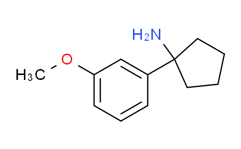 CAS No. 1011361-36-6, 1-(3-Methoxyphenyl)cyclopentanamine