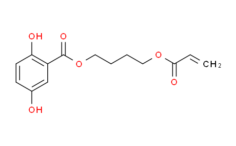 CAS No. 1401243-64-8, 4-(Acryloyloxy)butyl 2,5-Dihydroxybenzoate