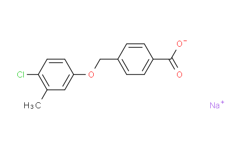CAS No. 1147191-02-3, Sodium 4-((4-chloro-3-methylphenoxy)methyl)benzoate