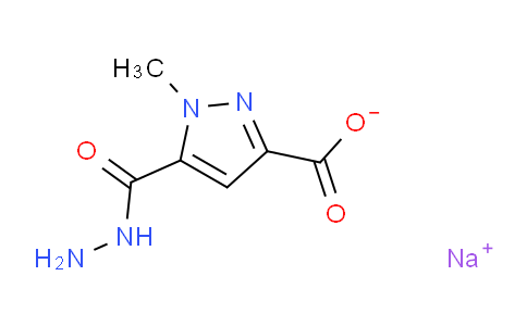 CAS No. 1147229-43-3, Sodium 5-(hydrazinecarbonyl)-1-methyl-1H-pyrazole-3-carboxylate