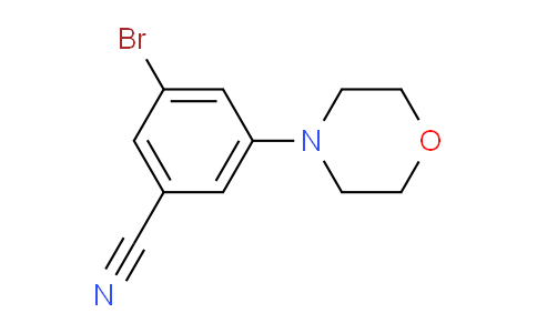 CAS No. 1129540-92-6, 3-Bromo-5-morpholinobenzonitrile