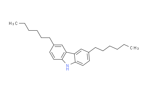 CAS No. 1131605-21-4, 3,6-Dihexyl-9H-carbazole