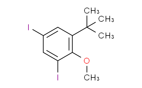 CAS No. 1132940-51-2, 1-(tert-Butyl)-3,5-diiodo-2-methoxybenzene