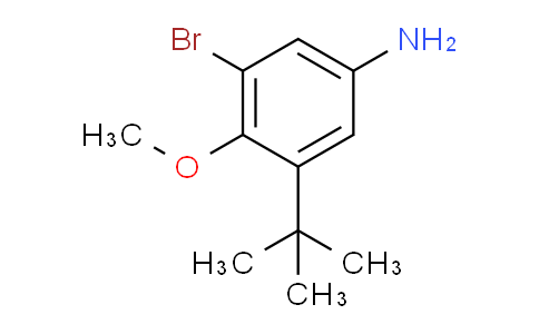 CAS No. 1132940-59-0, 3-Bromo-5-(tert-butyl)-4-methoxyaniline