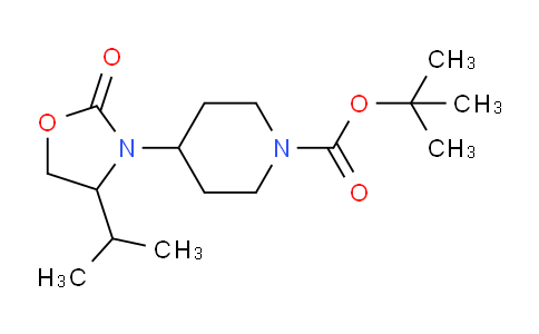 CAS No. 1216447-99-2, tert-Butyl 4-(4-isopropyl-2-oxooxazolidin-3-yl)piperidine-1-carboxylate