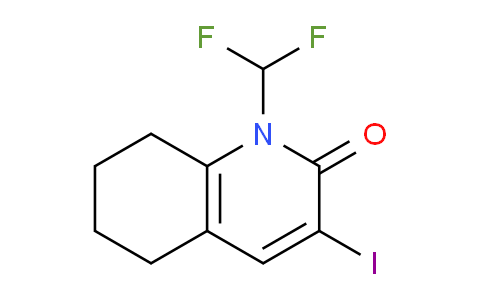 CAS No. 1707568-55-5, 1-(Difluoromethyl)-3-iodo-5,6,7,8-tetrahydroquinolin-2(1H)-one