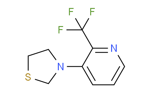 CAS No. 1707581-25-6, 3-(2-(Trifluoromethyl)pyridin-3-yl)thiazolidine