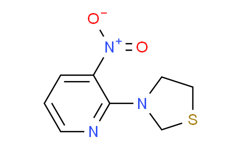 CAS No. 1707581-28-9, 3-(3-Nitropyridin-2-yl)thiazolidine