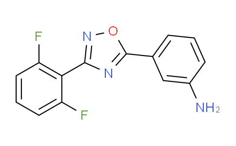 CAS No. 1707584-84-6, 3-(3-(2,6-Difluorophenyl)-1,2,4-oxadiazol-5-yl)aniline
