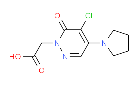 CAS No. 1707594-29-3, 2-(5-Chloro-6-oxo-4-(pyrrolidin-1-yl)pyridazin-1(6H)-yl)acetic acid