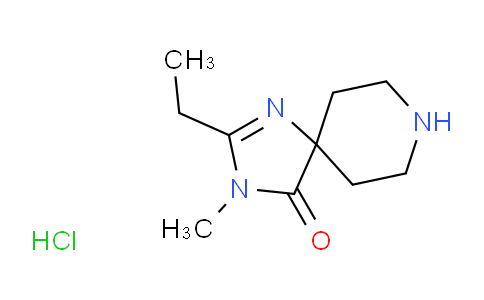 CAS No. 1707602-32-1, 2-Ethyl-3-methyl-1,3,8-triazaspiro[4.5]dec-1-en-4-one hydrochloride