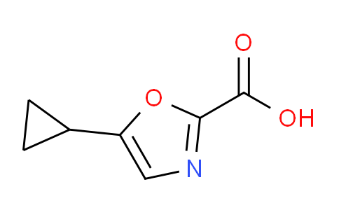 CAS No. 1707679-45-5, 5-Cyclopropyloxazole-2-carboxylic acid