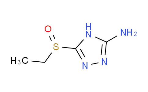 CAS No. 1707737-39-0, 5-(Ethylsulfinyl)-4H-1,2,4-triazol-3-amine