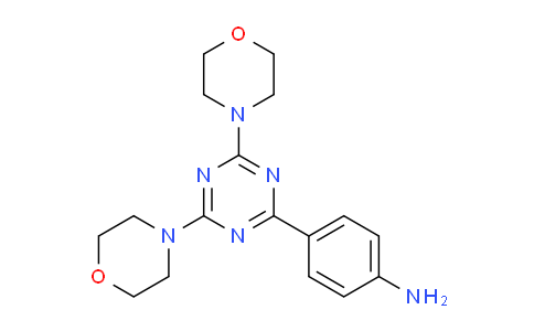 CAS No. 1197159-91-3, 4-(4,6-Dimorpholino-1,3,5-triazin-2-yl)aniline