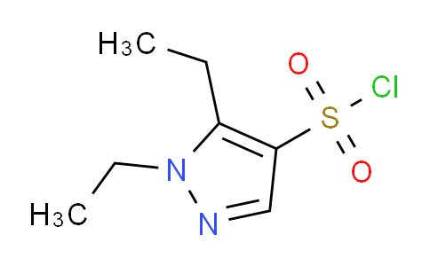 CAS No. 1197230-97-9, 1,5-Diethyl-1H-pyrazole-4-sulfonyl chloride