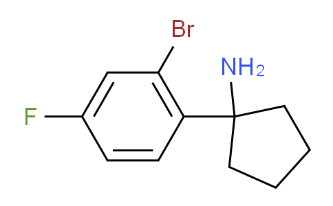 CAS No. 1704092-27-2, 1-(2-Bromo-4-fluorophenyl)cyclopentanamine