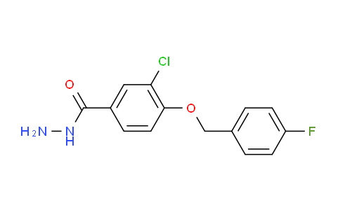 CAS No. 1706429-11-9, 3-Chloro-4-((4-fluorobenzyl)oxy)benzohydrazide