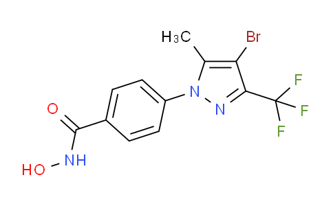 DY809993 | 1706432-37-2 | 4-(4-Bromo-5-methyl-3-(trifluoromethyl)-1H-pyrazol-1-yl)-N-hydroxybenzamide