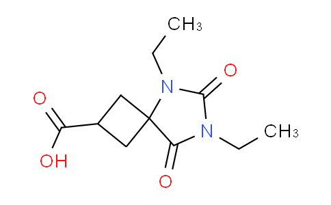 CAS No. 1706434-93-6, 5,7-Diethyl-6,8-dioxo-5,7-diazaspiro[3.4]octane-2-carboxylic acid