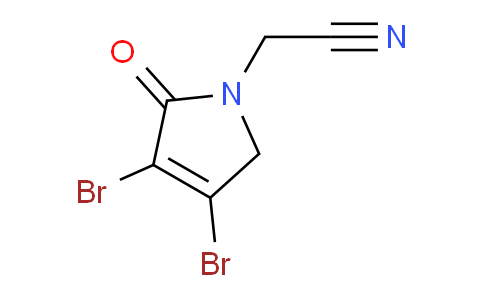 CAS No. 1706451-45-7, 2-(3,4-Dibromo-2-oxo-2,5-dihydro-1H-pyrrol-1-yl)acetonitrile